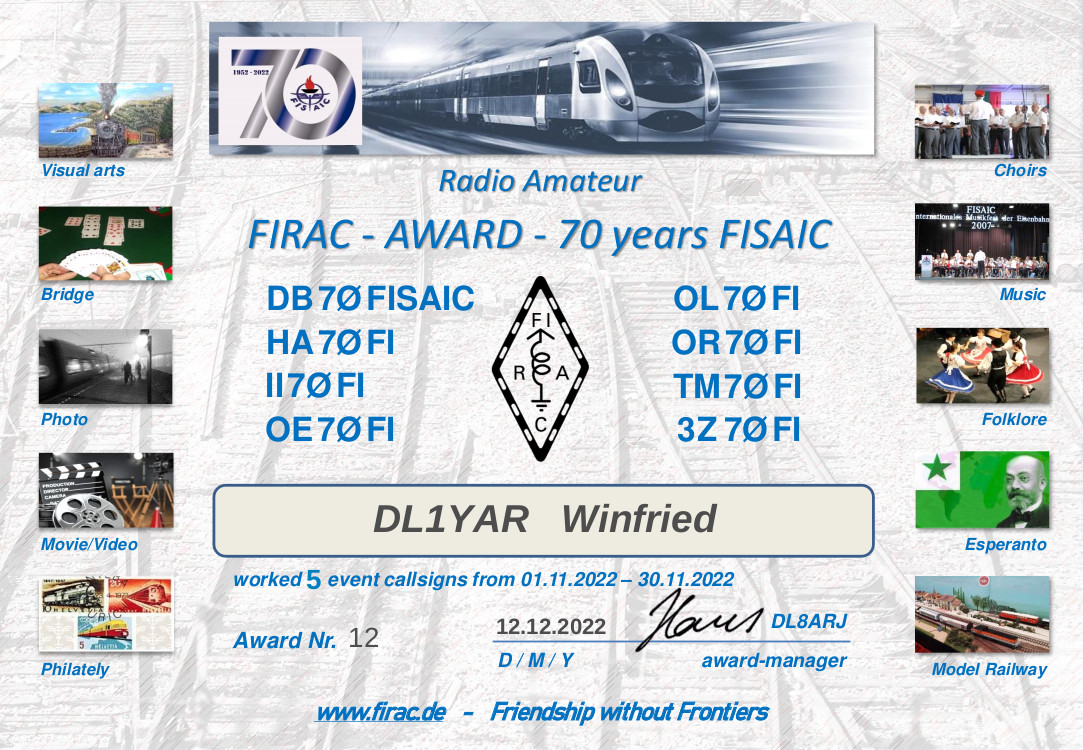 FISIAC 012 DL1YAR
